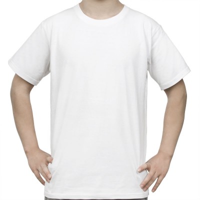 sublimation white blank T-shirt